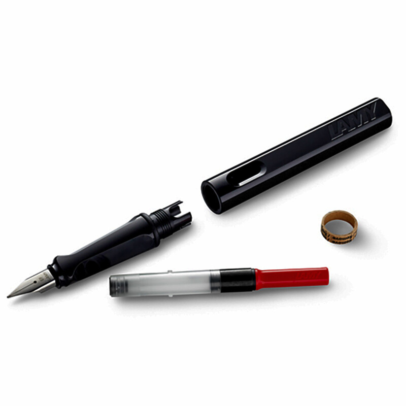 凌美LAMY Safari狩猎者亮黑M尖 一支让练字与办公都上瘾的德系钢笔